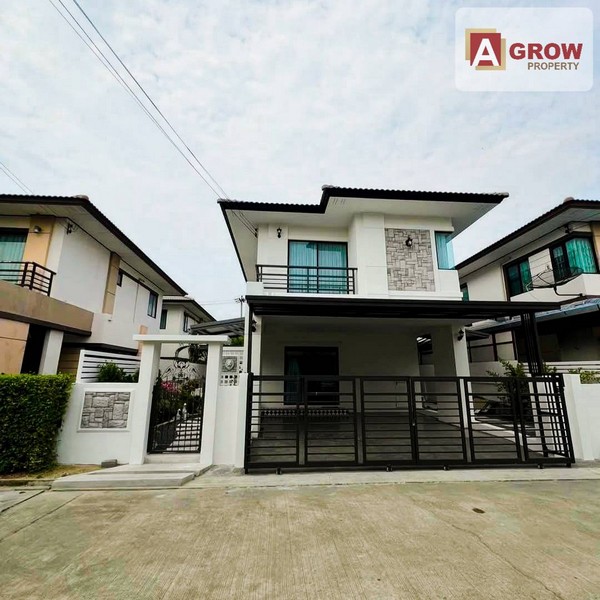 หมู่บ้านฟ้าปิยรมย์ เนสโต้ เฟส 11 ลำลูกกาคลอง 6 บ้านสวยสไตล์อังกฤษ หรูหรา อบอุ่น พร้อมเข้าอยู่