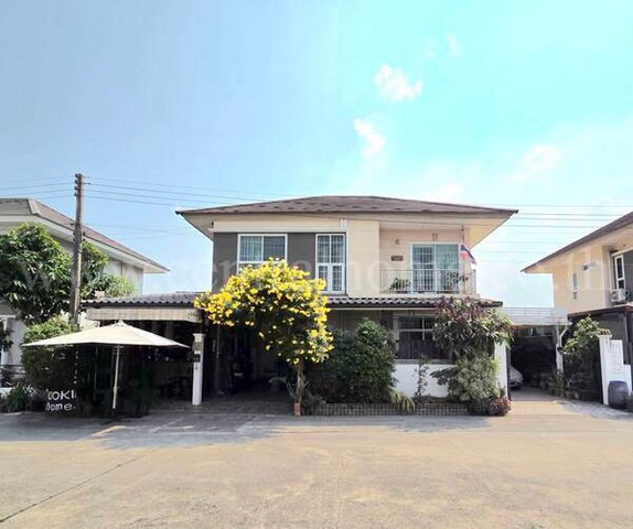 บ้านเดี่ยว หมู่บ้านบดินทร 3 คลอง 7 ลำลูกกา ปทุมธานี ถนนเมน